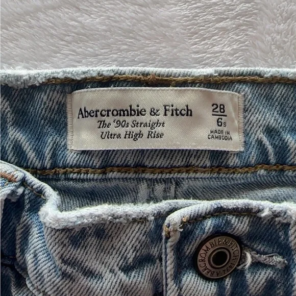 Abercrombie and fitch 90s straight 6 short jeans - Picture 5 of 5